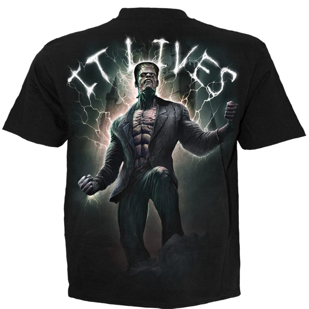 Spiral - It Lives Mens Tshirt - Black